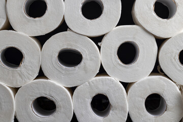toilet paper made after recycling used paper and cardboard