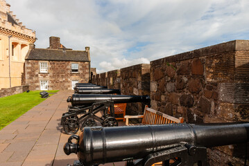 Fototapeta na wymiar Cannon's at Stirling Castle