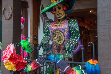 Obraz premium SAN DIEGO, CA/USA - August 3, 2012: Santa Morte at Old Town San Diego & Fiesta de Reyes