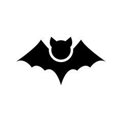 bat icon or logo isolated sign symbol vector illustration - high quality black style vector icons
