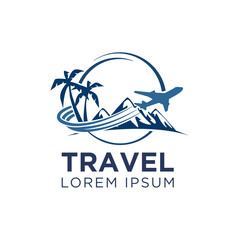 Modern and professional travel logo