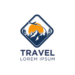 Modern and professional travel logo