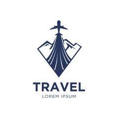 Modern and professional travel logo