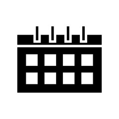 calendar icon or logo isolated sign symbol vector illustration - high quality black style vector icons
