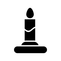 candle icon or logo isolated sign symbol vector illustration - high quality black style vector icons
