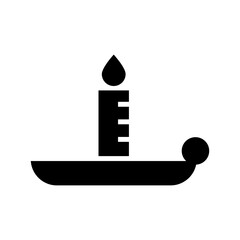 candle icon or logo isolated sign symbol vector illustration - high quality black style vector icons
