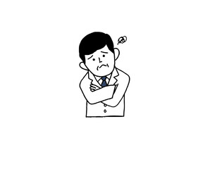 困った！白衣男性