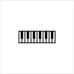 Music keyboard Icon Vector Illustration EPS 10
