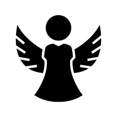 fairy icon or logo isolated sign symbol vector illustration - high quality black style vector icons
