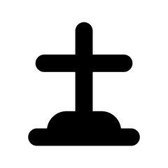 graves icon or logo isolated sign symbol vector illustration - high quality black style vector icons

