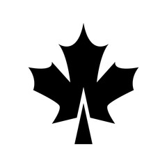 maple leaf icon or logo isolated sign symbol vector illustration - high quality black style vector icons
