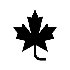maple leaf icon or logo isolated sign symbol vector illustration - high quality black style vector icons
