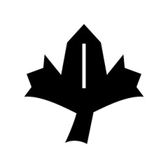 maple leaf icon or logo isolated sign symbol vector illustration - high quality black style vector icons
