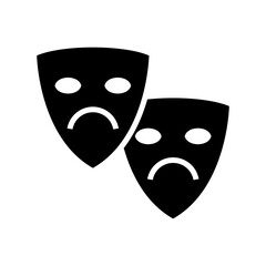 masks icon or logo isolated sign symbol vector illustration - high quality black style vector icons
