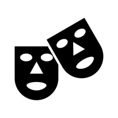 masks icon or logo isolated sign symbol vector illustration - high quality black style vector icons
