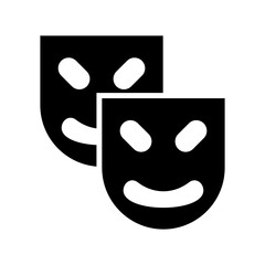 masks icon or logo isolated sign symbol vector illustration - high quality black style vector icons
