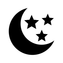 night icon or logo isolated sign symbol vector illustration - high quality black style vector icons
