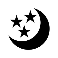 night icon or logo isolated sign symbol vector illustration - high quality black style vector icons
