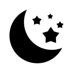 night icon or logo isolated sign symbol vector illustration - high quality black style vector icons
