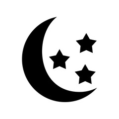 night icon or logo isolated sign symbol vector illustration - high quality black style vector icons
