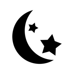 night icon or logo isolated sign symbol vector illustration - high quality black style vector icons
