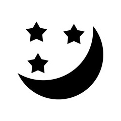 night icon or logo isolated sign symbol vector illustration - high quality black style vector icons
