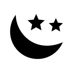 night icon or logo isolated sign symbol vector illustration - high quality black style vector icons
