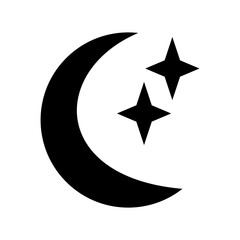 night icon or logo isolated sign symbol vector illustration - high quality black style vector icons
