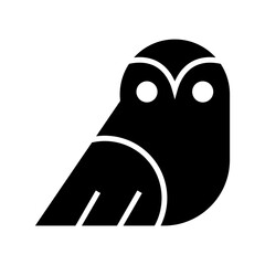 owl icon or logo isolated sign symbol vector illustration - high quality black style vector icons
