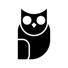owl icon or logo isolated sign symbol vector illustration - high quality black style vector icons
