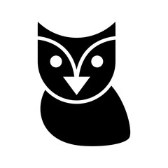 owl icon or logo isolated sign symbol vector illustration - high quality black style vector icons
