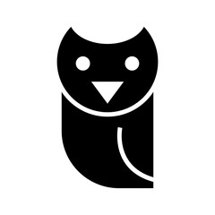 owl icon or logo isolated sign symbol vector illustration - high quality black style vector icons
