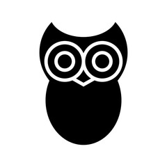 owl icon or logo isolated sign symbol vector illustration - high quality black style vector icons
