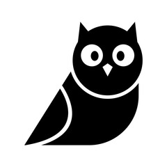 owl icon or logo isolated sign symbol vector illustration - high quality black style vector icons
