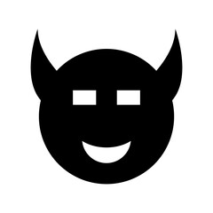 satan icon or logo isolated sign symbol vector illustration - high quality black style vector icons
