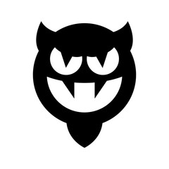 satan icon or logo isolated sign symbol vector illustration - high quality black style vector icons

