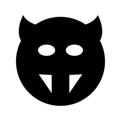 satan icon or logo isolated sign symbol vector illustration - high quality black style vector icons
