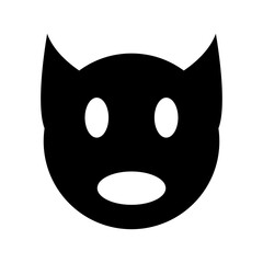 satan icon or logo isolated sign symbol vector illustration - high quality black style vector icons
