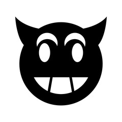 satan icon or logo isolated sign symbol vector illustration - high quality black style vector icons
