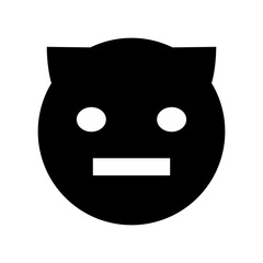 satan icon or logo isolated sign symbol vector illustration - high quality black style vector icons
