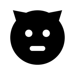 satan icon or logo isolated sign symbol vector illustration - high quality black style vector icons
