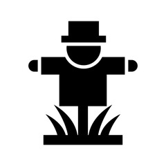 scarecrow icon or logo isolated sign symbol vector illustration - high quality black style vector icons
