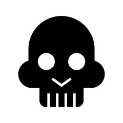skull icon or logo isolated sign symbol vector illustration - high quality black style vector icons
