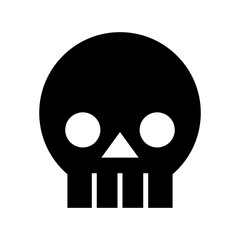 skull icon or logo isolated sign symbol vector illustration - high quality black style vector icons
