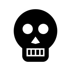 skull icon or logo isolated sign symbol vector illustration - high quality black style vector icons
