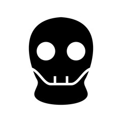skull icon or logo isolated sign symbol vector illustration - high quality black style vector icons
