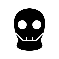 skull icon or logo isolated sign symbol vector illustration - high quality black style vector icons
