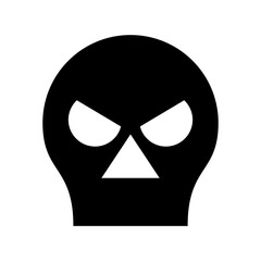 skull icon or logo isolated sign symbol vector illustration - high quality black style vector icons
