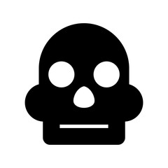 skull icon or logo isolated sign symbol vector illustration - high quality black style vector icons
