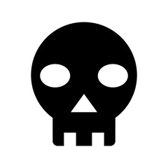 skull icon or logo isolated sign symbol vector illustration - high quality black style vector icons
